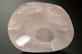 Polished Rose Quartz Dish #336884-1